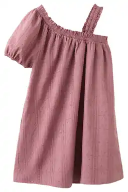 Wehkamp Mango Kids one shoulder jurk roze aanbieding
