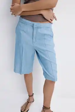 Wehkamp Mango regularwaist jort light blue denim aanbieding