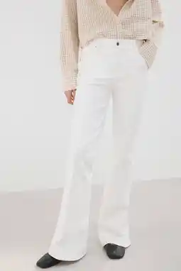 Wehkamp Mango flared jeans wit aanbieding