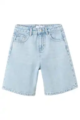 Wehkamp Mango Kids short light blue denim aanbieding