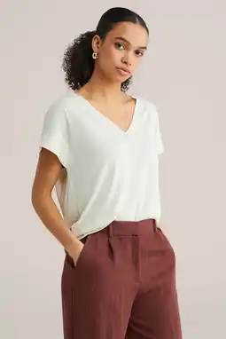 Wehkamp WE Fashion T-shirt ecru aanbieding