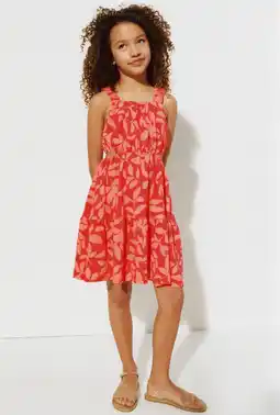 Wehkamp Mango Kids korte jurk rood aanbieding