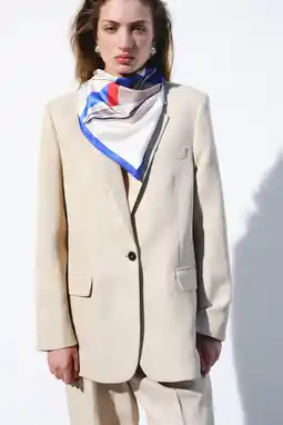 Wehkamp Mango regular blazer beige aanbieding