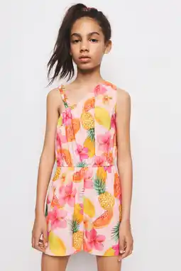 Wehkamp Mango Kids playsuit roze aanbieding