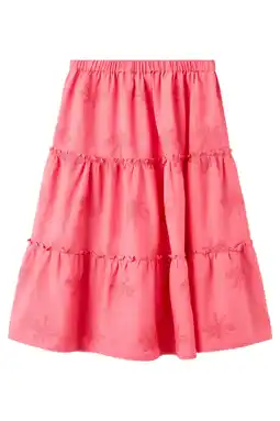 Wehkamp Mango Kids maxi rok roze aanbieding