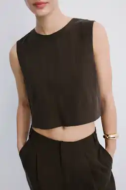 Wehkamp Mango top bruin aanbieding
