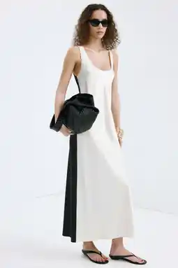 Wehkamp Mango maxi jurk beige aanbieding