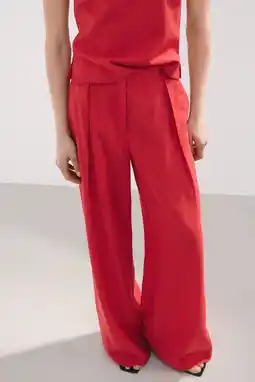 Wehkamp Mango wide leg regularwaist broek aanbieding