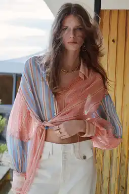 Wehkamp Mango gestreepte blouse multi aanbieding