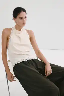 Wehkamp Mango top ecru aanbieding