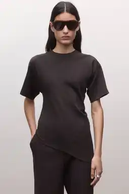 Wehkamp Mango asymmetrische top donkerrood aanbieding