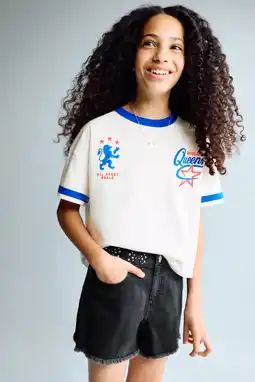 Wehkamp Mango Kids short black denim aanbieding