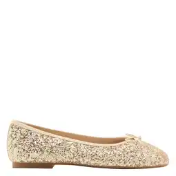 Wehkamp Mango Kids ballerina goud glitter aanbieding