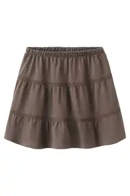 Wehkamp Mango Kids strokenrok bruin aanbieding
