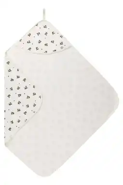 Wehkamp Noppies Baby Comfort Blooming clover terry badcape 100x105 cm Beetle aanbieding