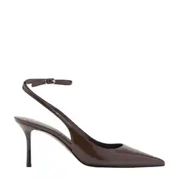 Wehkamp Mango lak pumps donkerbruin aanbieding