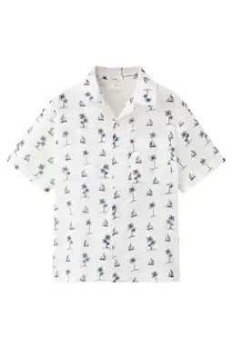 Wehkamp Mango Kids casual overhemd ecru aanbieding