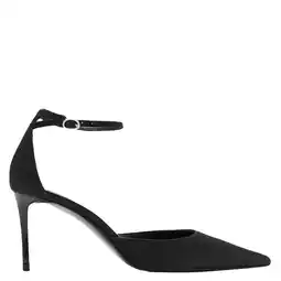 Wehkamp Mango satijnen pumps zwart aanbieding