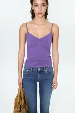 Wehkamp Mango top paars aanbieding