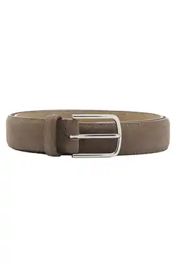 Wehkamp Mango Man suede riem beige aanbieding