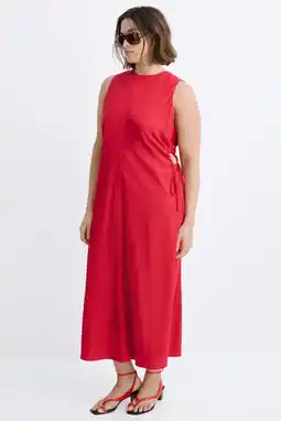Wehkamp Mango zomerjurk rood aanbieding