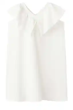 Wehkamp Mango Kids korte jurk wit aanbieding
