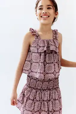 Wehkamp Mango Kids mouwloze top paars aanbieding