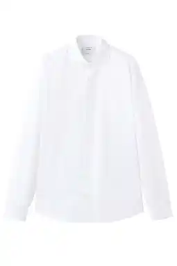 Wehkamp Mango Man Regular zakelijk overhemd wit aanbieding