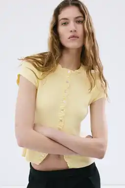 Wehkamp Mango top geel aanbieding