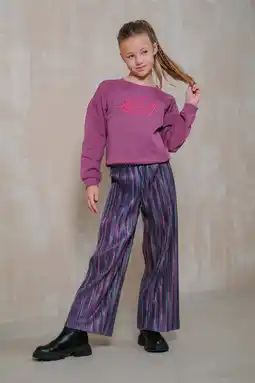 Wehkamp Like Flo loose casual broek paars aanbieding