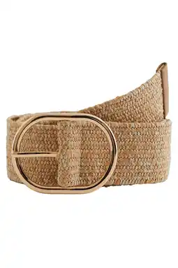 Wehkamp WE Fashion raffia riem naturel aanbieding