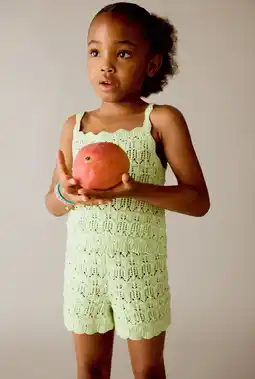 Wehkamp Mango Kids casual short limegroen aanbieding