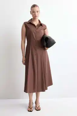 Wehkamp Mango blousejurk bruin aanbieding