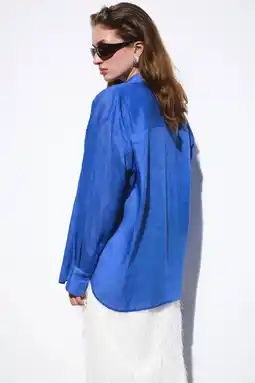 Wehkamp Mango blouse blauw aanbieding