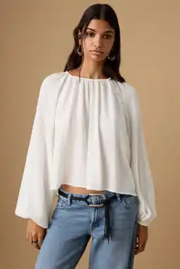 Wehkamp MANGO TEEN blousetop ecru aanbieding