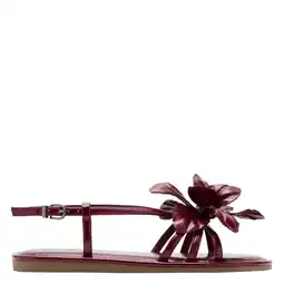 Wehkamp Mango Kids sandalen donkerrood aanbieding