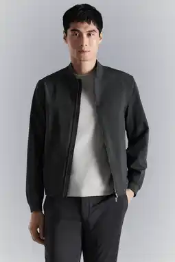 Wehkamp Mango Man bomberjack grijs aanbieding