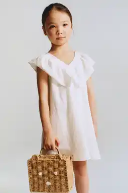 Wehkamp Mango Kids korte jurk wit aanbieding