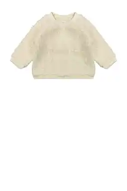 Wehkamp Riffle Amsterdam teddy sweater ecru aanbieding