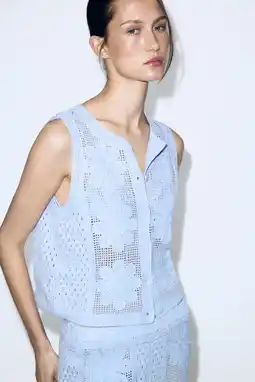 Wehkamp Mango top lichtblauw aanbieding