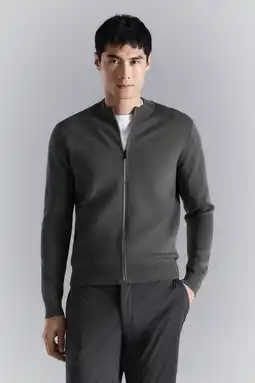 Wehkamp Mango Man vest fijn gebreid grijs aanbieding