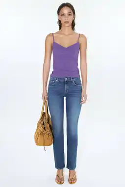 Wehkamp Mango lowwaist super skinny jeans medium blue denim aanbieding