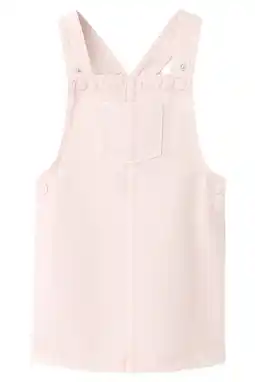 Wehkamp Mango Kids denim spijkerjurk lichtroze aanbieding