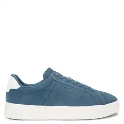 Wehkamp Tommy Jeans suède sneakers donkerblauw aanbieding