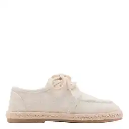 Wehkamp Mango Kids leren veterschoenen beige aanbieding