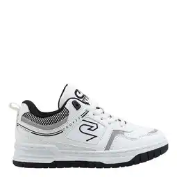 Wehkamp Cruyff leren sneakers wit/zwart aanbieding