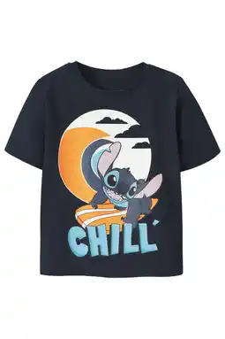 Wehkamp NAME IT MINI Lilo & Stitch T-shirt donkerblauw aanbieding