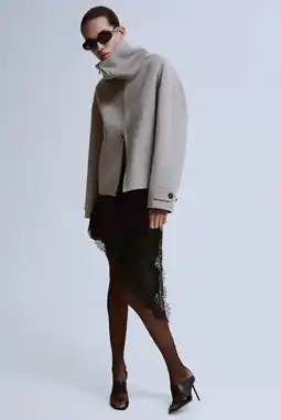 Wehkamp Mango satijnen midi rok zwart aanbieding