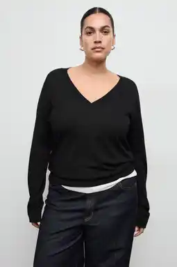 Wehkamp Mango pullover zwart aanbieding