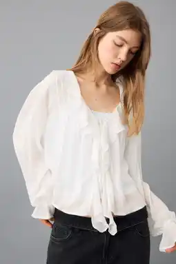 Wehkamp MANGO TEEN blouse wit aanbieding